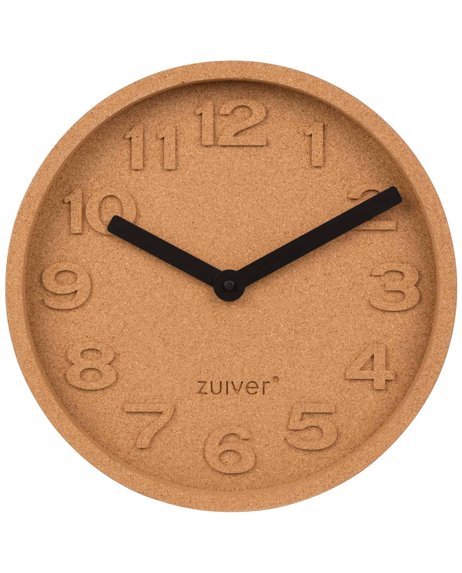 Leugen De andere dag Aardewerk Cork Time klok by Zuiver - Designshopp