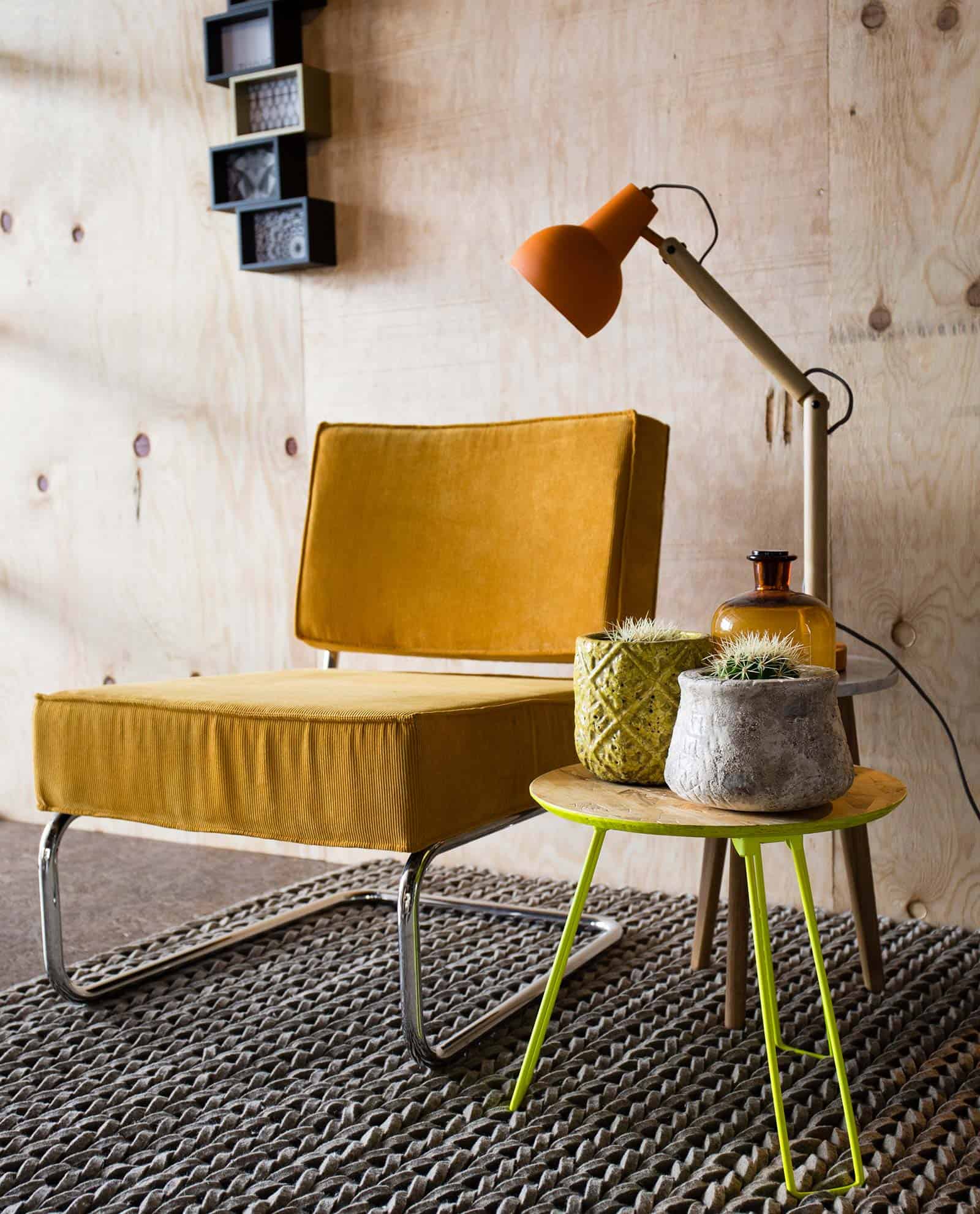 moersleutel Consulaat hanger Ridge Rib fauteuil by Zuiver - Designshopp