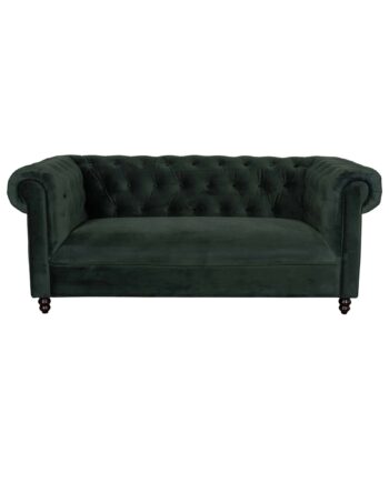 Chester sofa Dutchbone donker groen