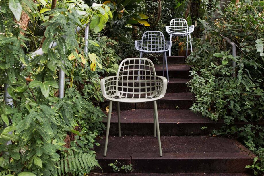 Albert Kuip garden chair grey 11