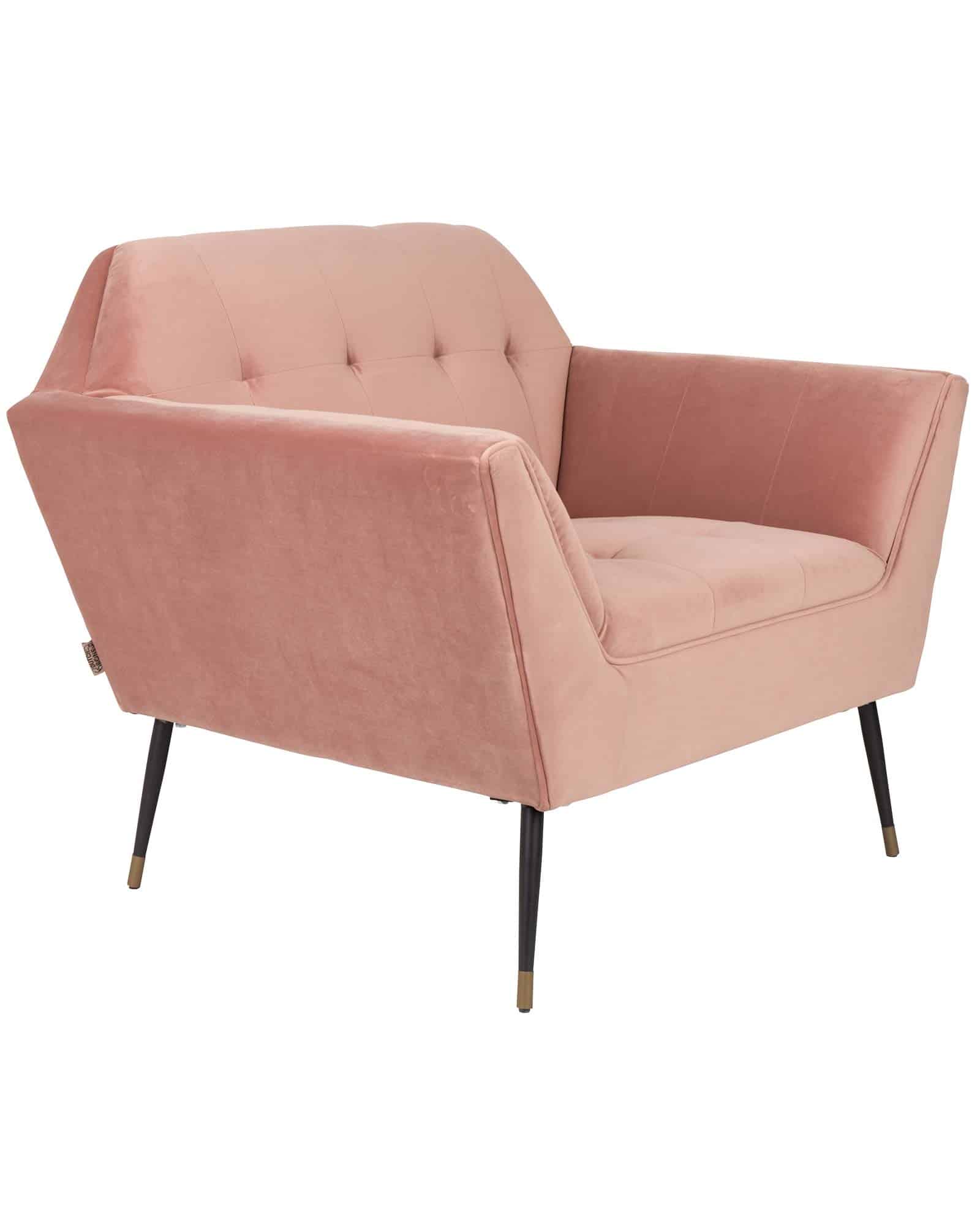 Kate loungestoel Dutchbone roze 1